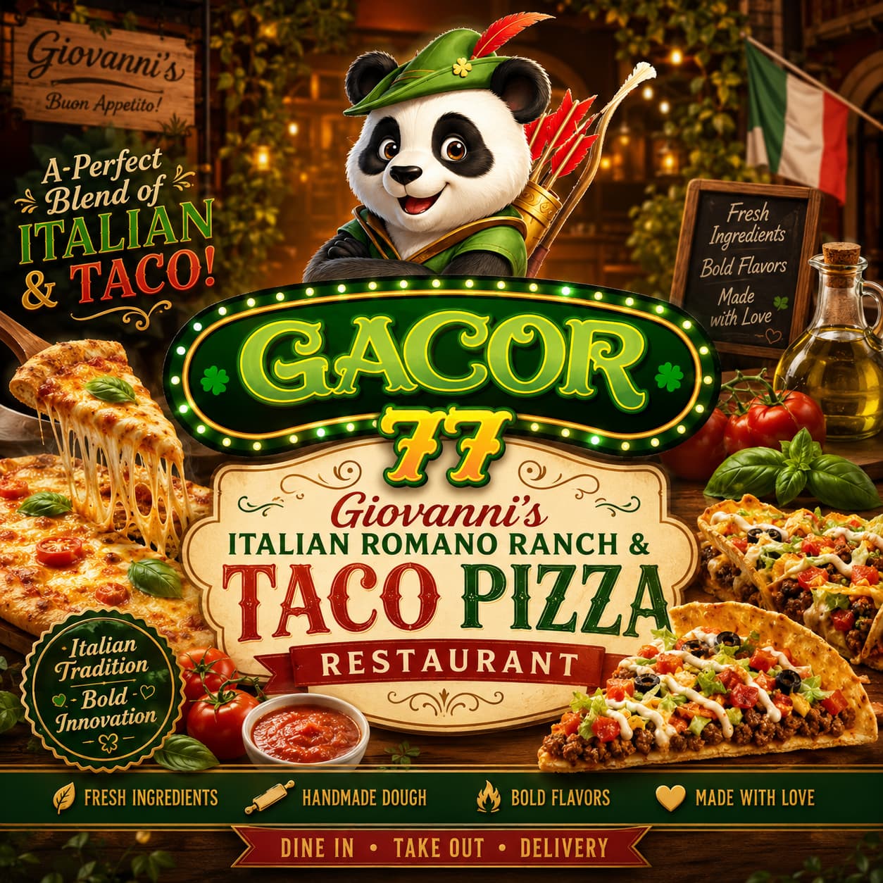 GACOR77 | Giovanni's Italian Romano Ranch & Taco Pizza Restaurant